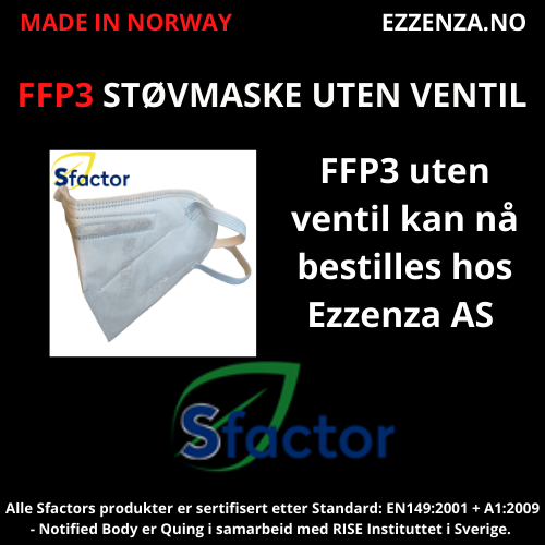 Støvmaske FFP2  -  Sjekk Prisen! Hoster du ??