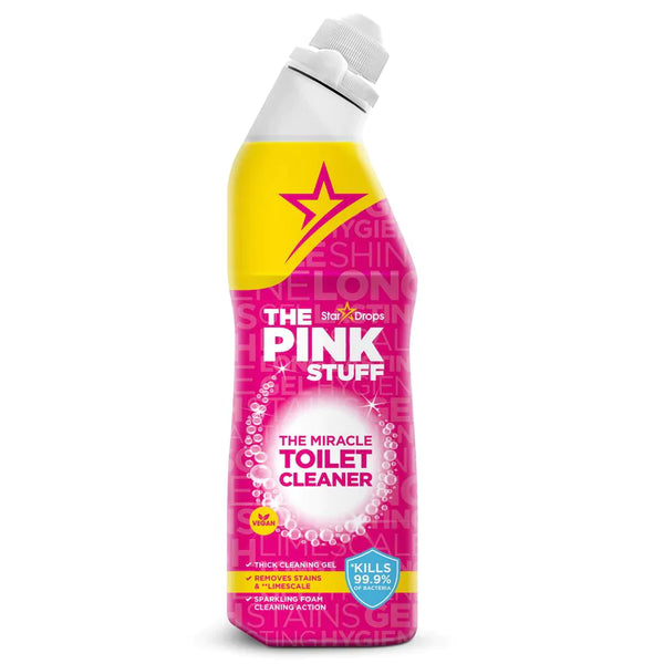 The pink stuff  toilet cleaner gel 750 ml flaske på hvit bakgrunn