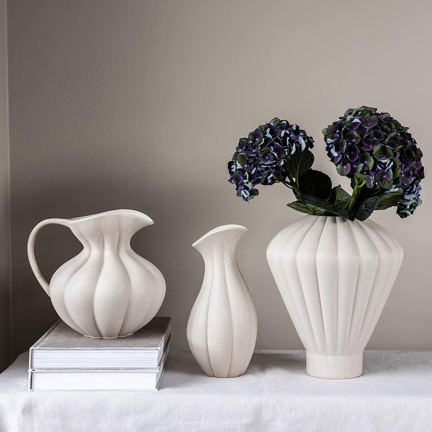 Evelyn Vase Keramikk Off White