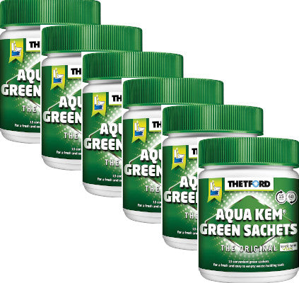 Thetford Green Sachets miljøvennlig 6 pkn - Aqua kem