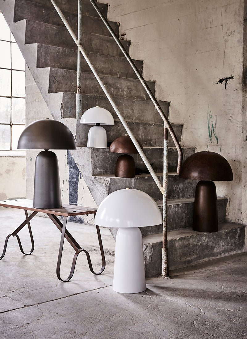 Fungi bordlampe S hvit